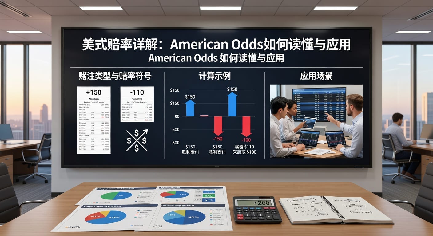 美式赔率 American Odds：体育博彩数学艺术解析
