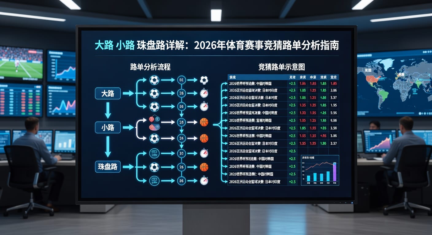 大路小路珠盘路：2026年世界杯博彩盘口深度解析