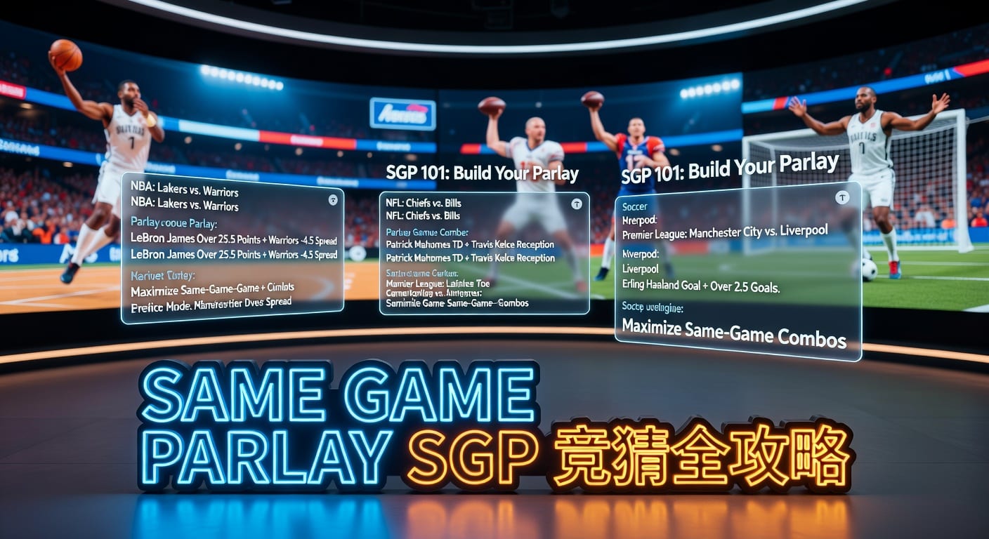 Same Game Parlay (SGP) 深度解析：体育博彩新玩法与策略分享