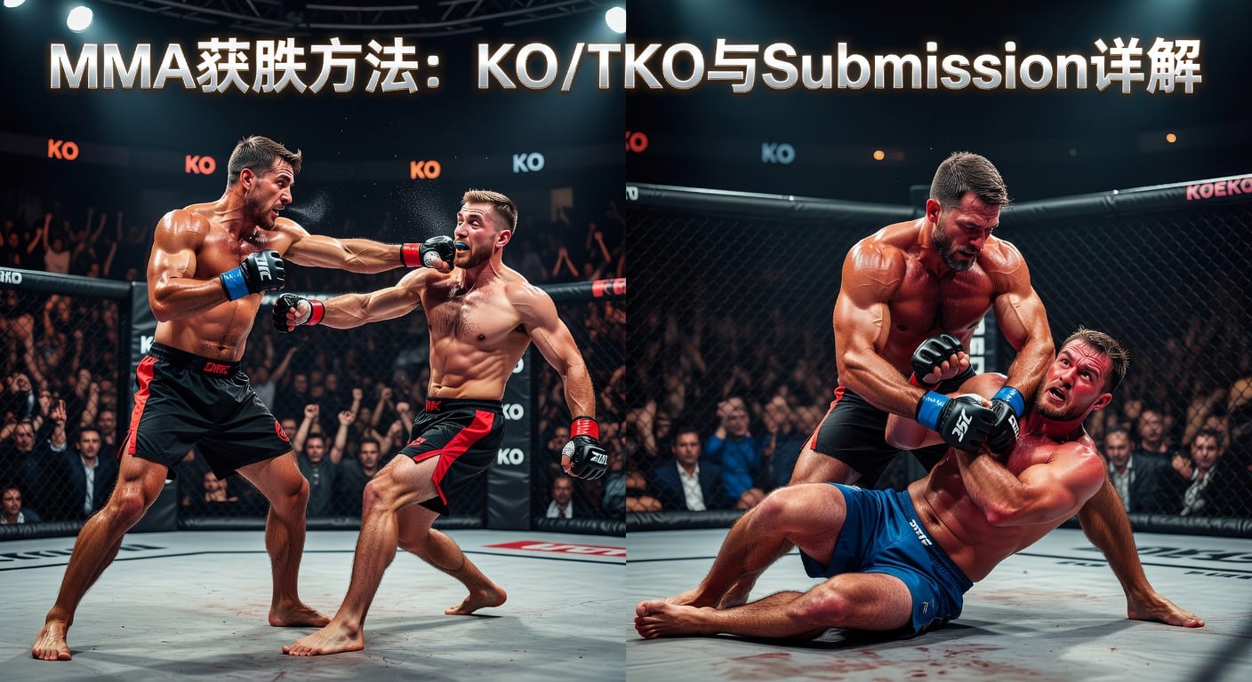MMA方法：KO/TKO与Submission赛果拆解