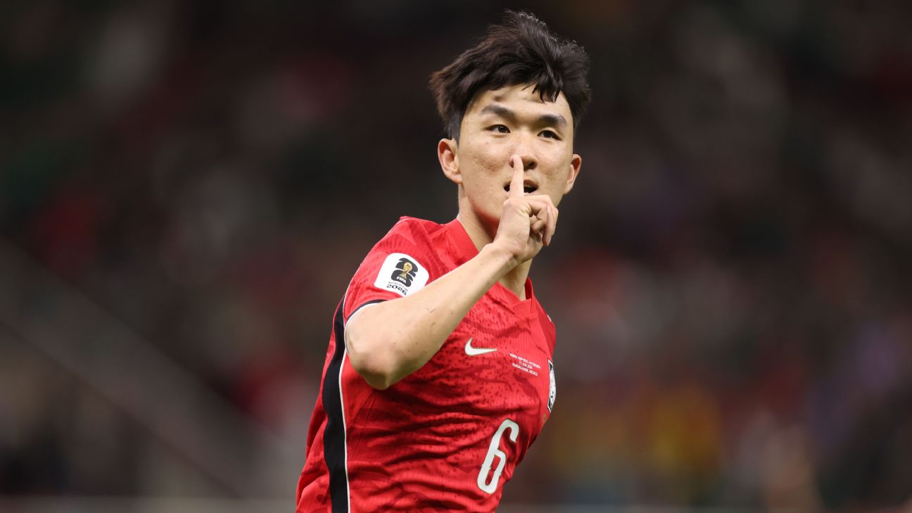韩国队世界杯首战逆转捷克 终结16年开门黑